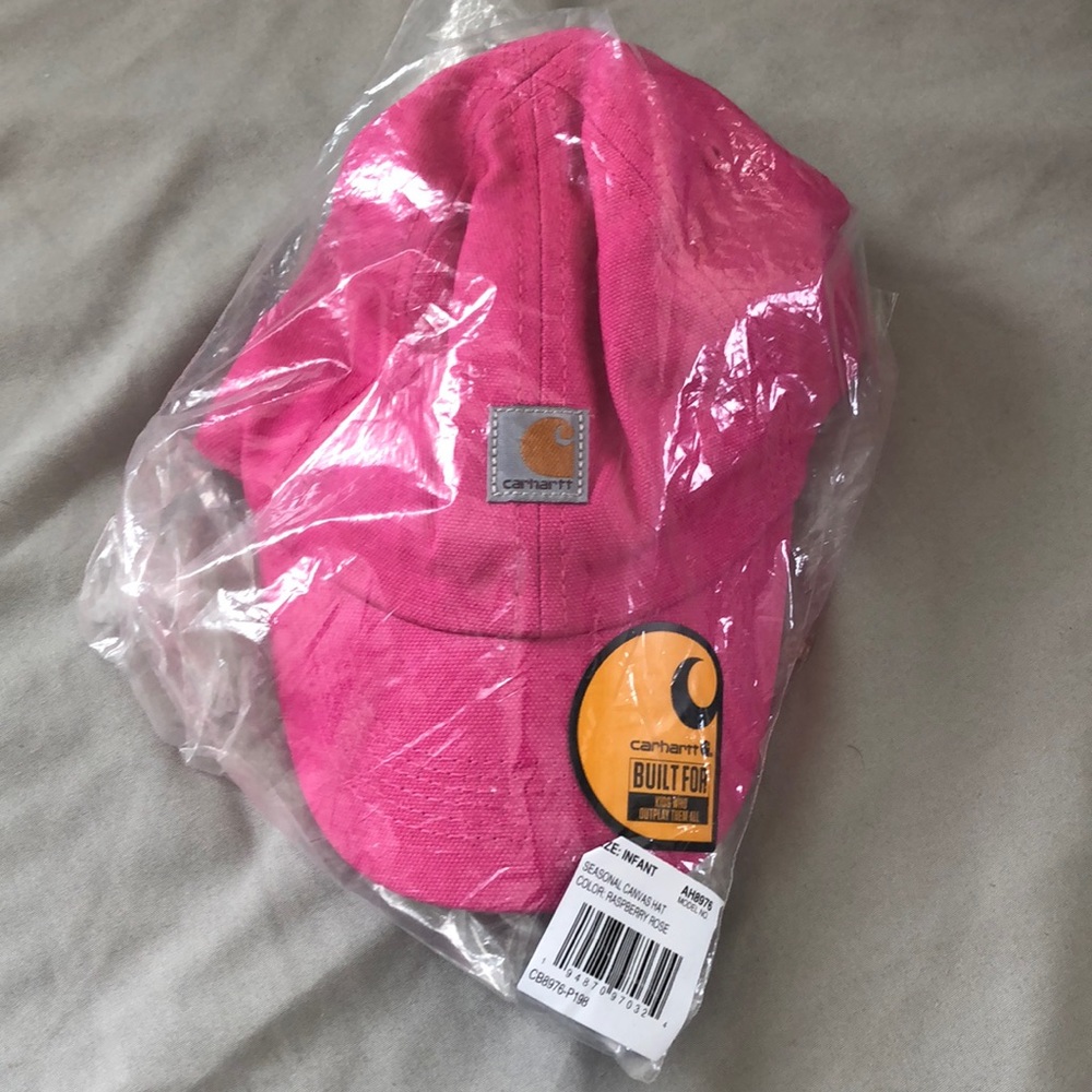 NWT Infant pink carhartt hat